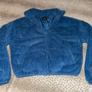 Nwot wild fable fuzzy bomber jacket